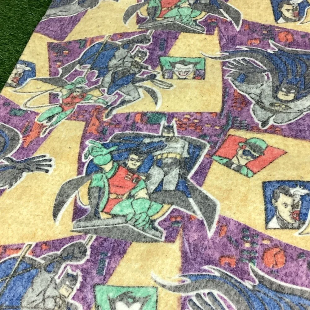 Vintage DC Batman The Animated Cartoon Blanket